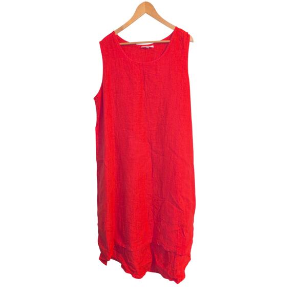 bryn Walker Dresses & Skirts - Bryn Walker Linen Dress – Orange, Size 2X
